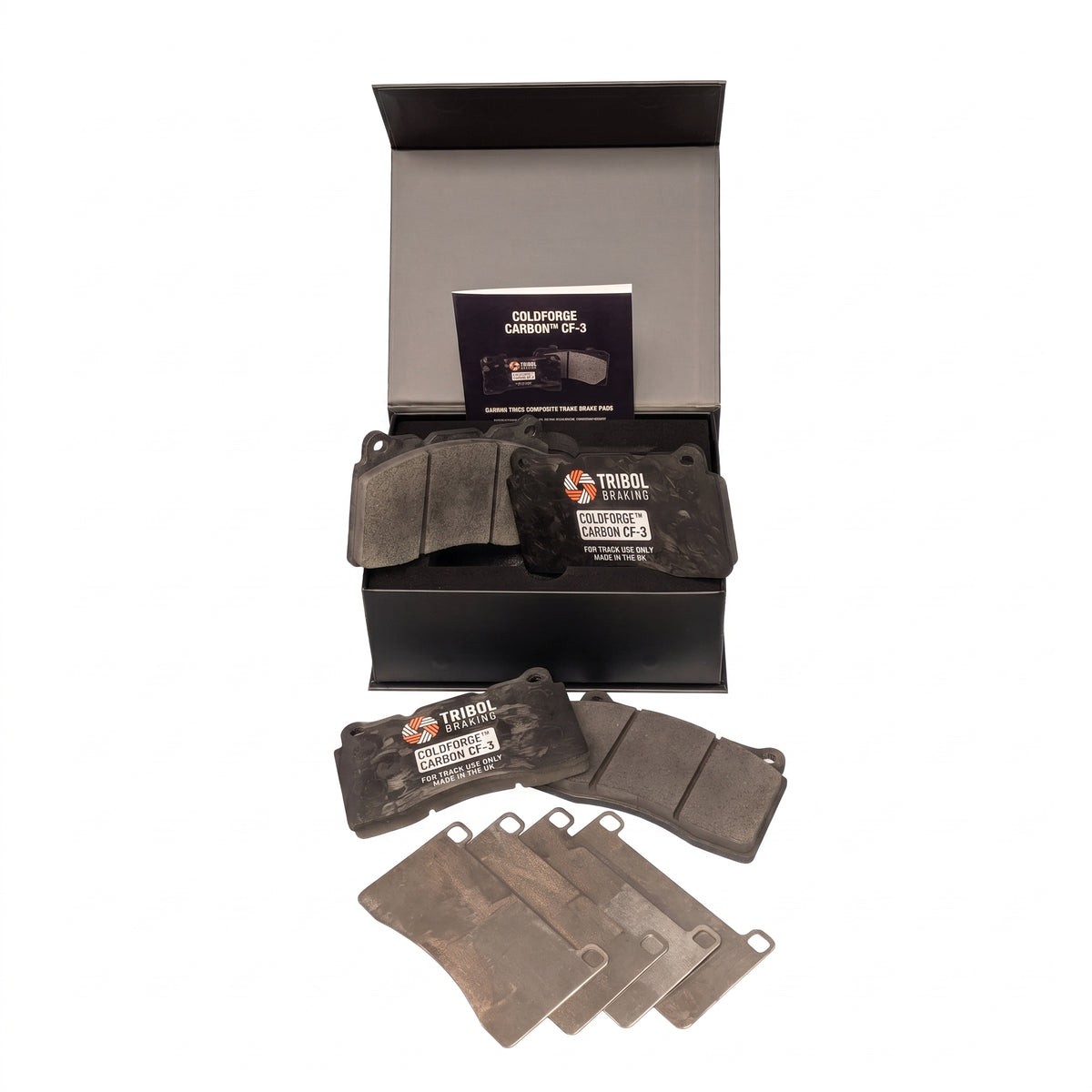 Tribol Coldforge CF-3 S01 (Brembo 4-pot) – Carbon Fibre Track Brake Pads