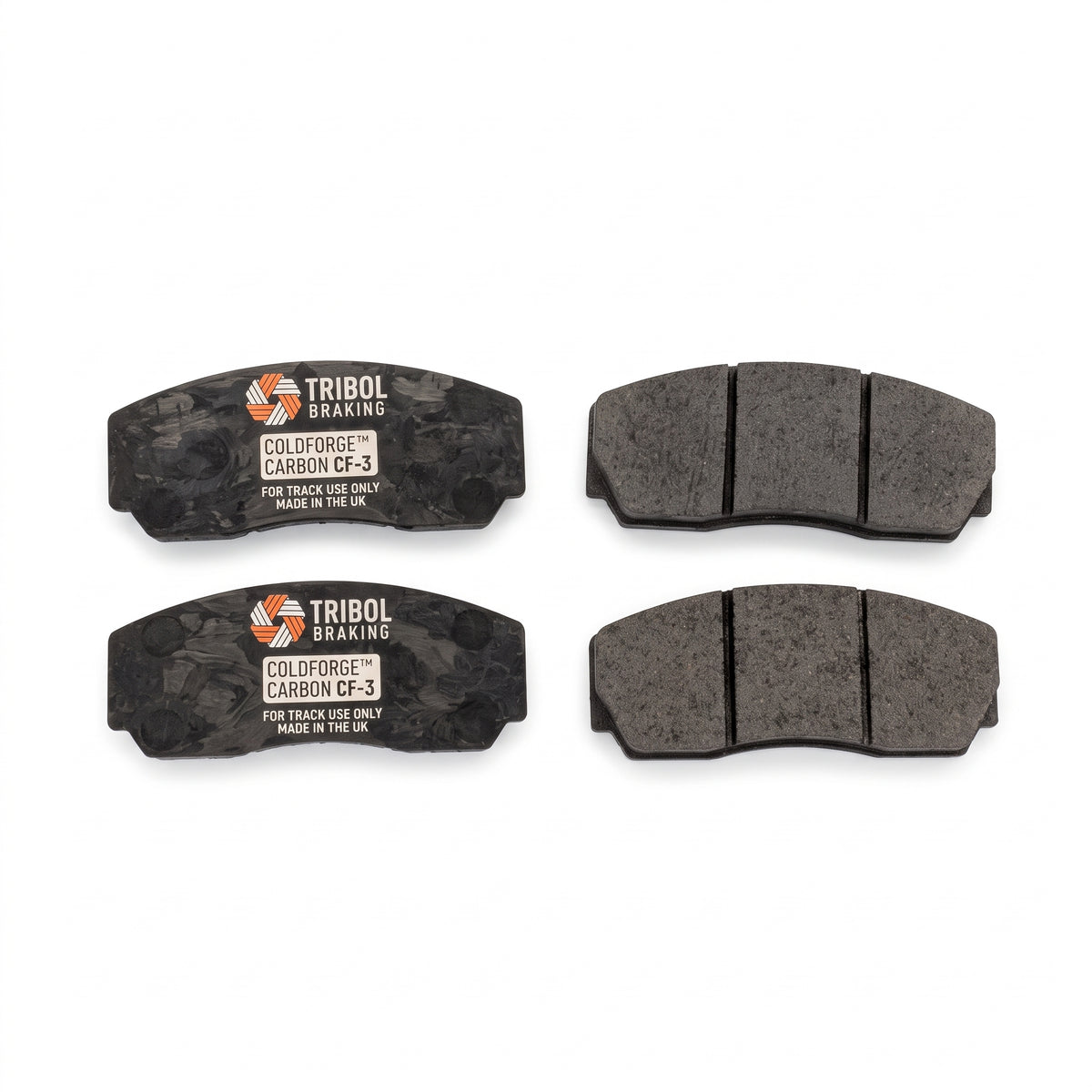 Tribol Coldforge CF-3 S02 (AP 4-pot) – Carbon Fibre Track Brake Pads