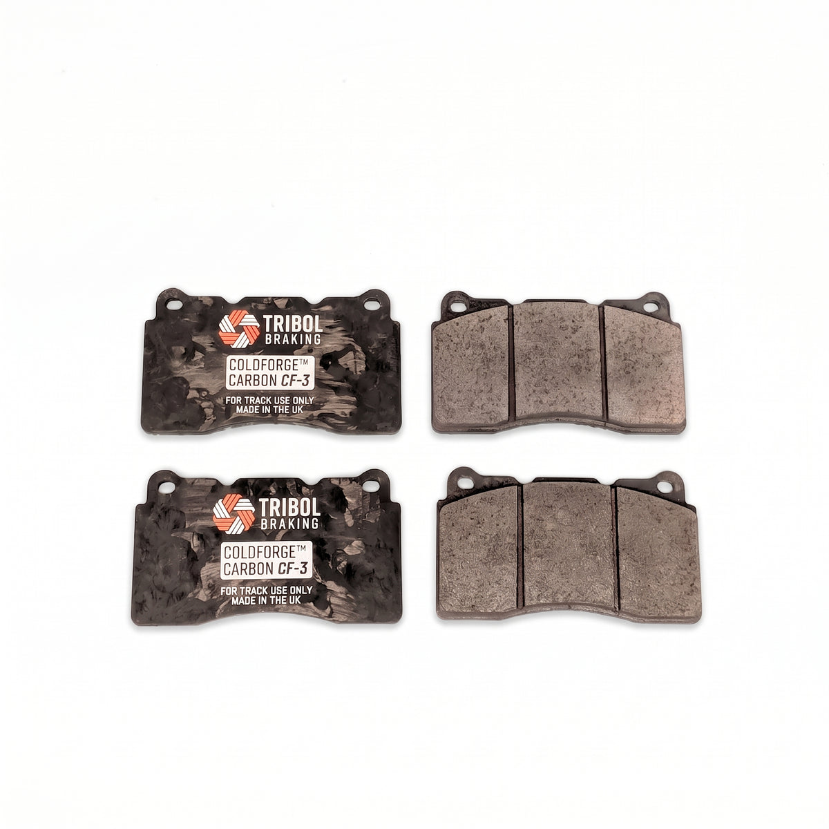 Tribol Coldforge CF-3 S01 (Brembo 4-pot) – Carbon Fibre Track Brake Pads