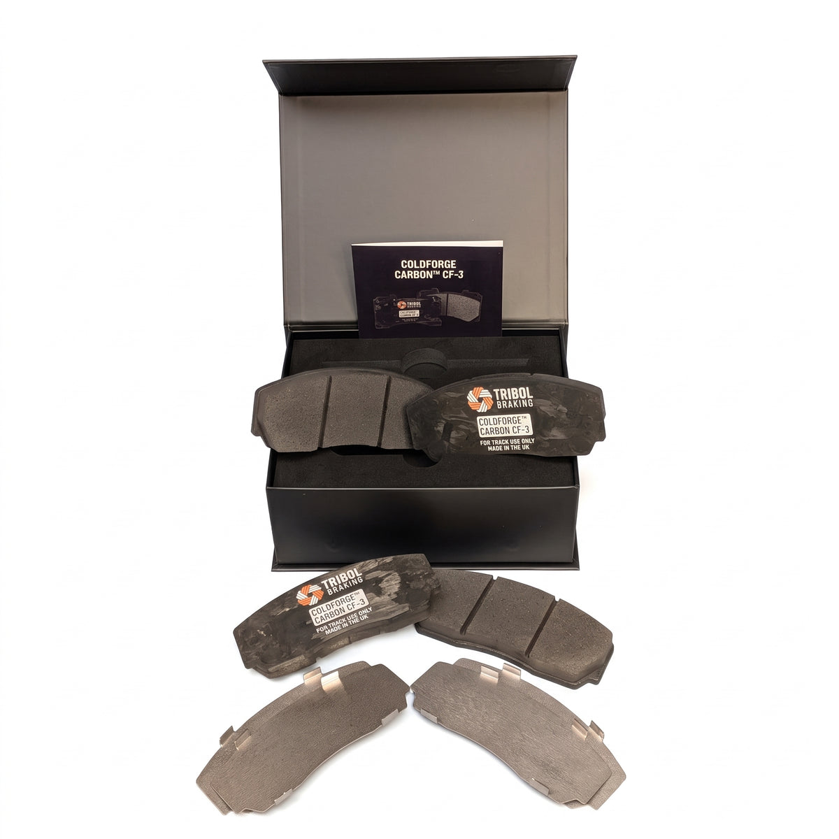 Tribol Coldforge CF-3 S02 (AP 4-pot) – Carbon Fibre Track Brake Pads
