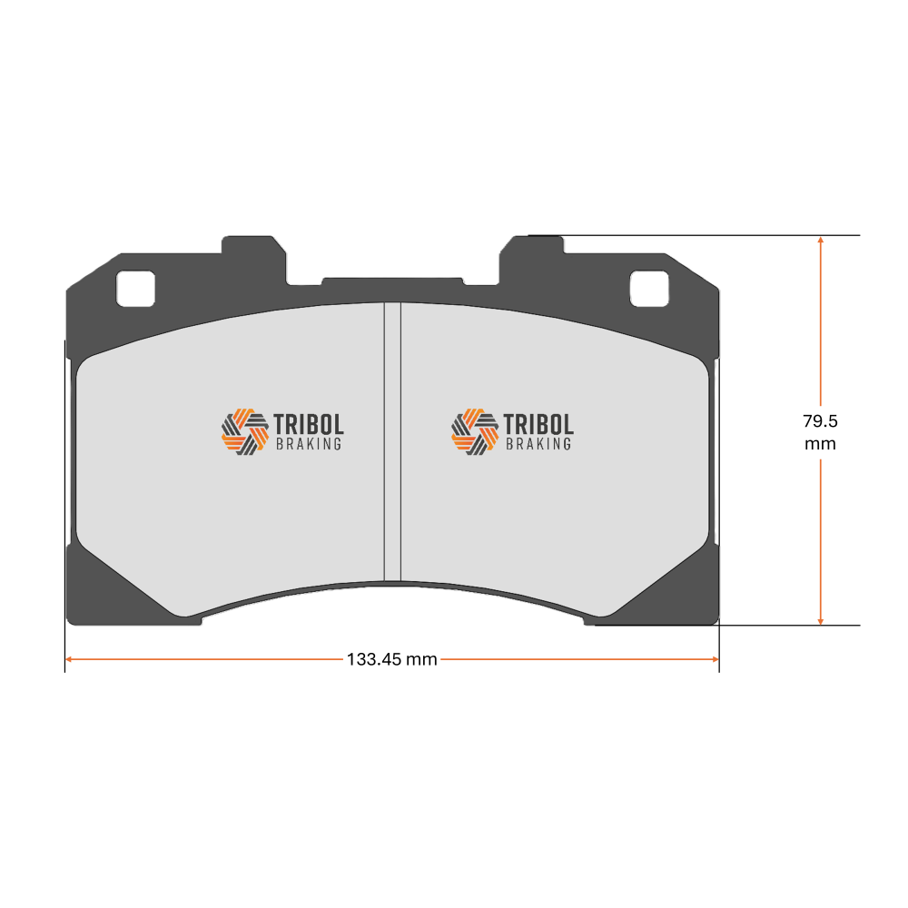 Tribol Coldforge CF-3 S03 (GR Yaris) – Carbon Fibre Front Track Brake Pads